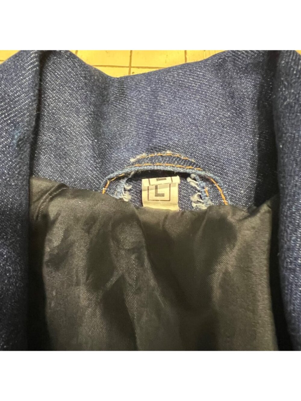 Custom Denim Jacket With Colorful Patches & Embroidery Full Zip Closure Unique D - Picture 5 of 5